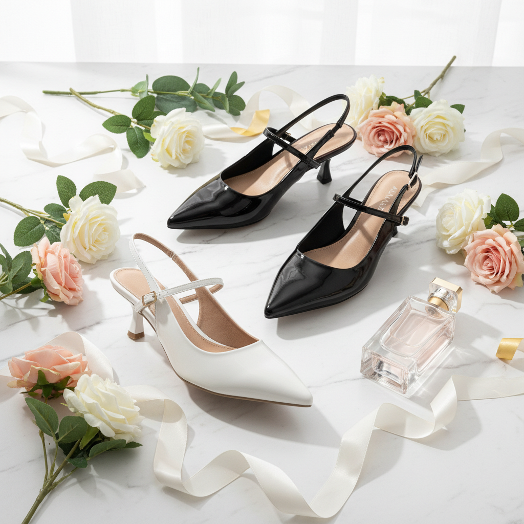 zapatilla-kitten-heel-charol-tres-colores-still-life-marmol-editorial